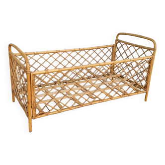 Rattan children's bed