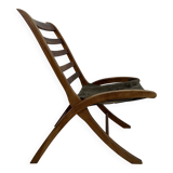 Vintage Leather Lounge Chair, 1970s