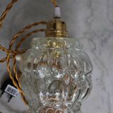 Moulded glass hand lamp