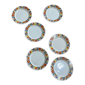 6 Acapulco dessert plates