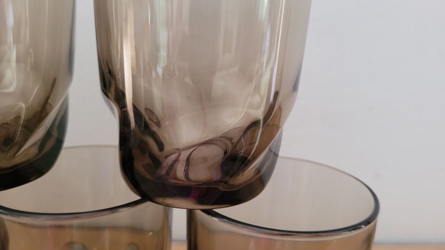 Verres à eau 80's