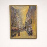 Painting on wood – Modern / raw figurative composition