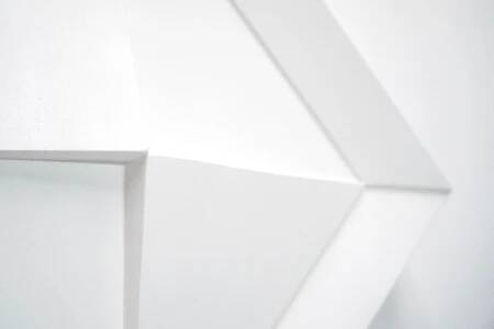 Gilbert Swimberghe, White Lacquered Wood Relief