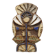 Enameled stoneware wall plaque - the argonauts - vallauris design circa 1950 1960