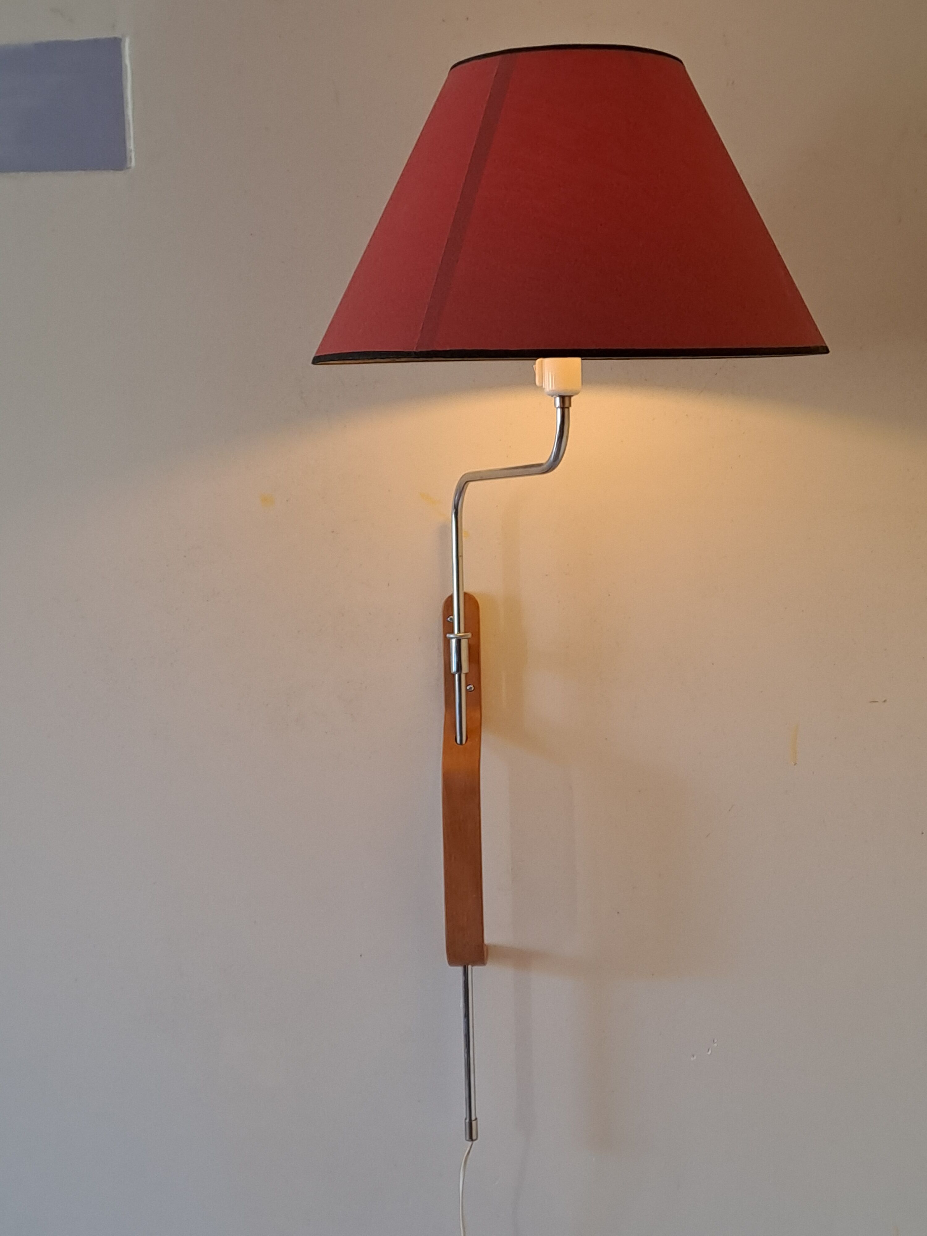 "Grevie" wall light by Lars Bessfelt, Mid-Century Scandinavian 1960s.