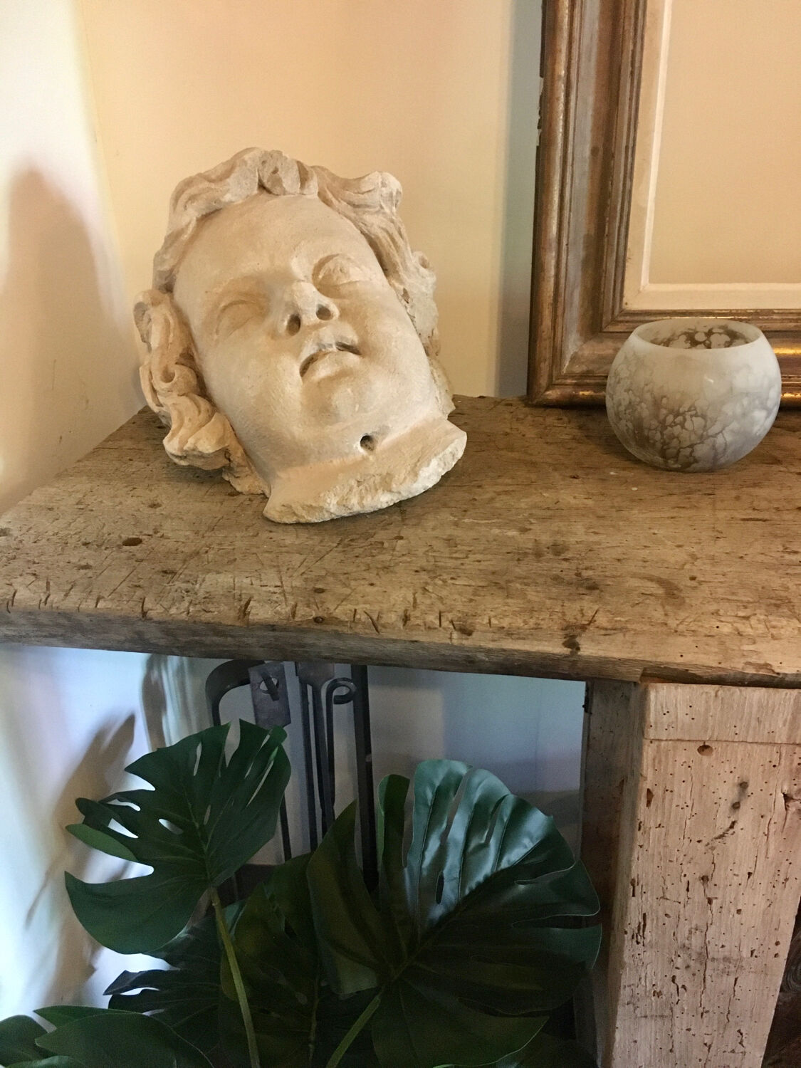 Plaster head