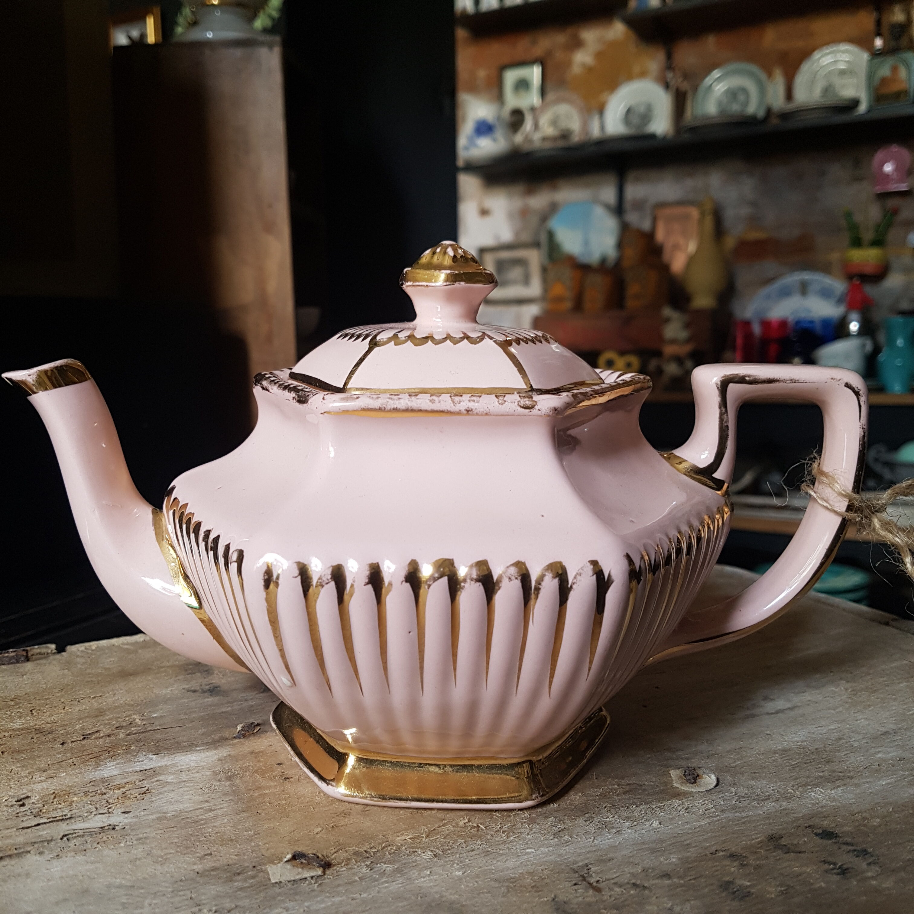 English porcelain teapot