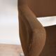 Fauteuil de bureau marron à roulettes, Allemagne 1970
