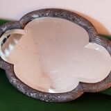 Mirror in tin period art nouveau 54x84cm