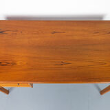 Teak Desk with movable table top by Løvig, 1960s