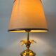 Vintage brass spike lamp from the 70s