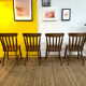 Série de chaises scandinave 45 cm
