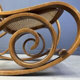 Vintage bentwood rocking chair, 1960s