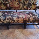 Living room sofa, 2 Renaissance style armchairs