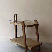 Wooden bar cabinet, French design 1950
