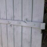 Pair of wooden iron hanging shutters