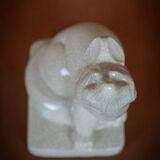 Louis FONTINELLE - Pair of fox-shaped bookends
