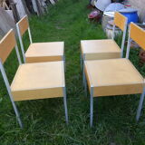 Set of 4 chairs Swiss 1980