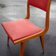 Ensemble de 6 chaises des années 50