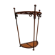 Wrought iron umbrella holder