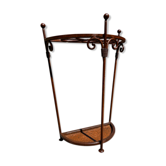 Wrought iron umbrella holder