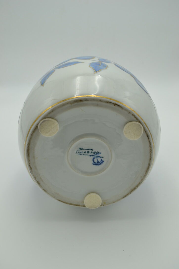 Arthemis Art deco vase by Camille Tharaud Limoges porcelain