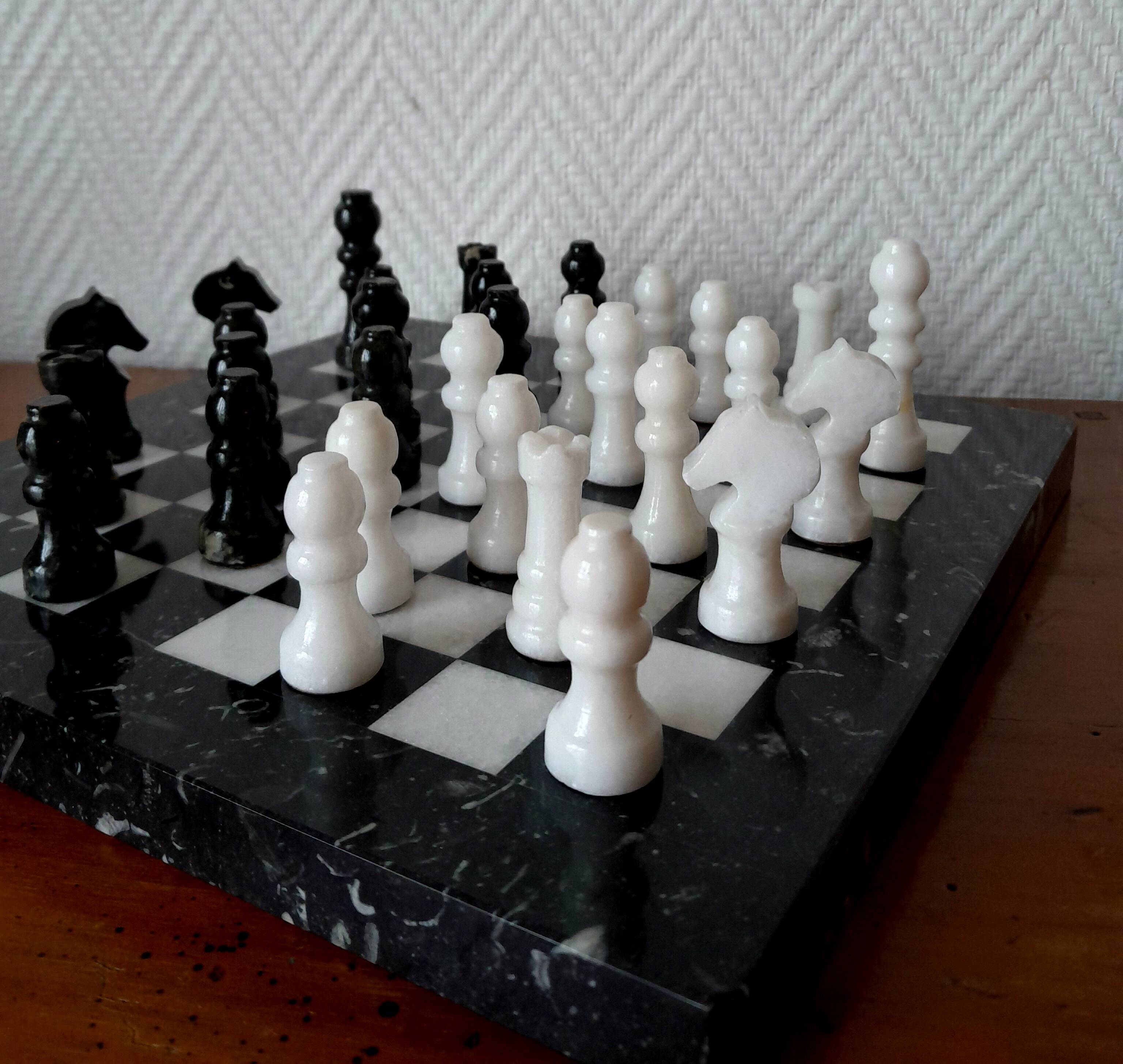 Corfu Marble Chess Set
