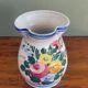 Signed hand made jar with floral motiv Country Side