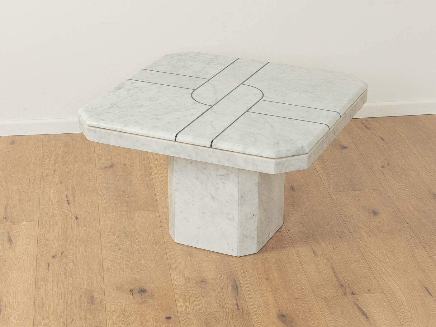 1980s marble coffee table