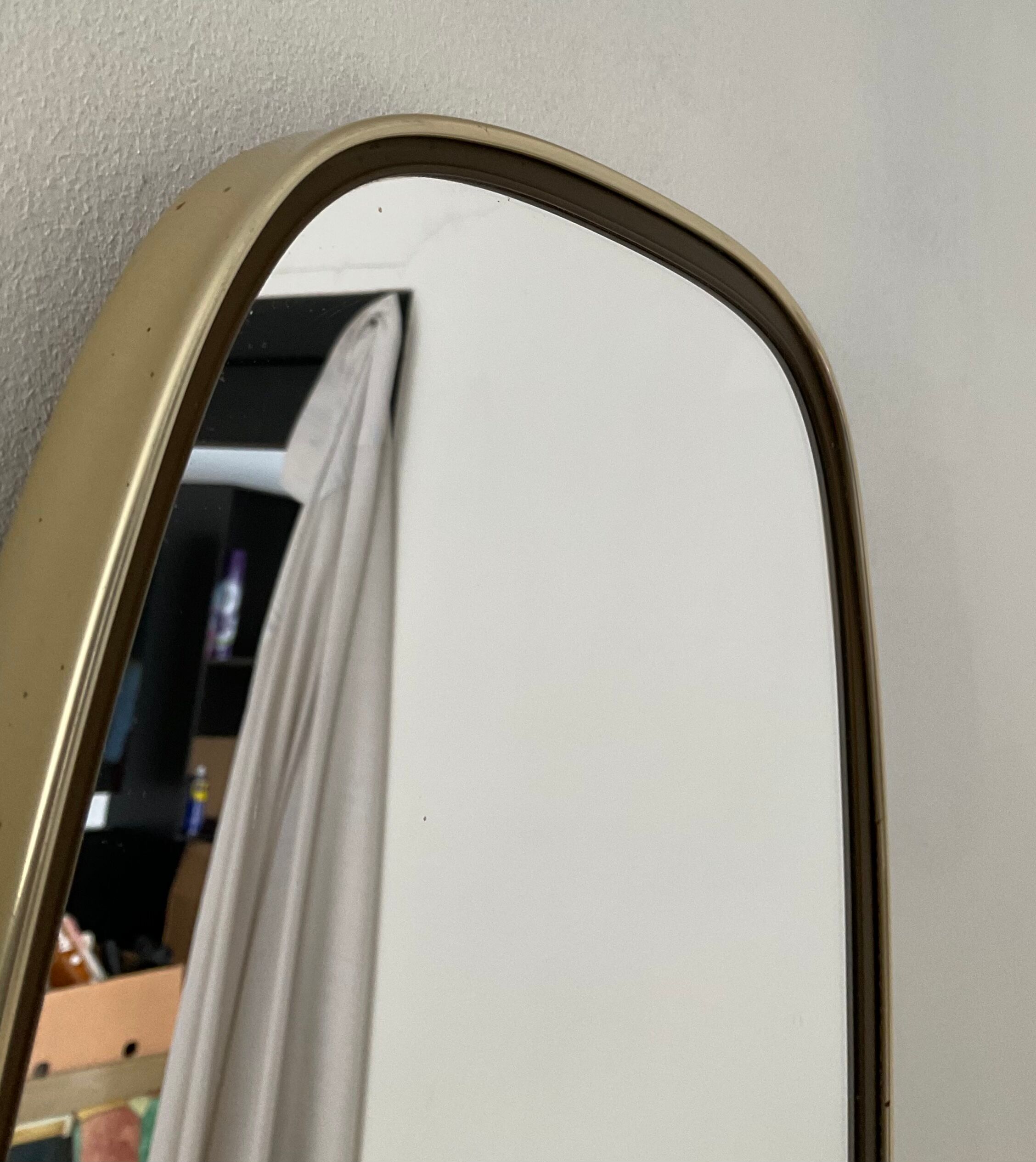 Mirror mirror free form 60s-70s, 46x23 cm