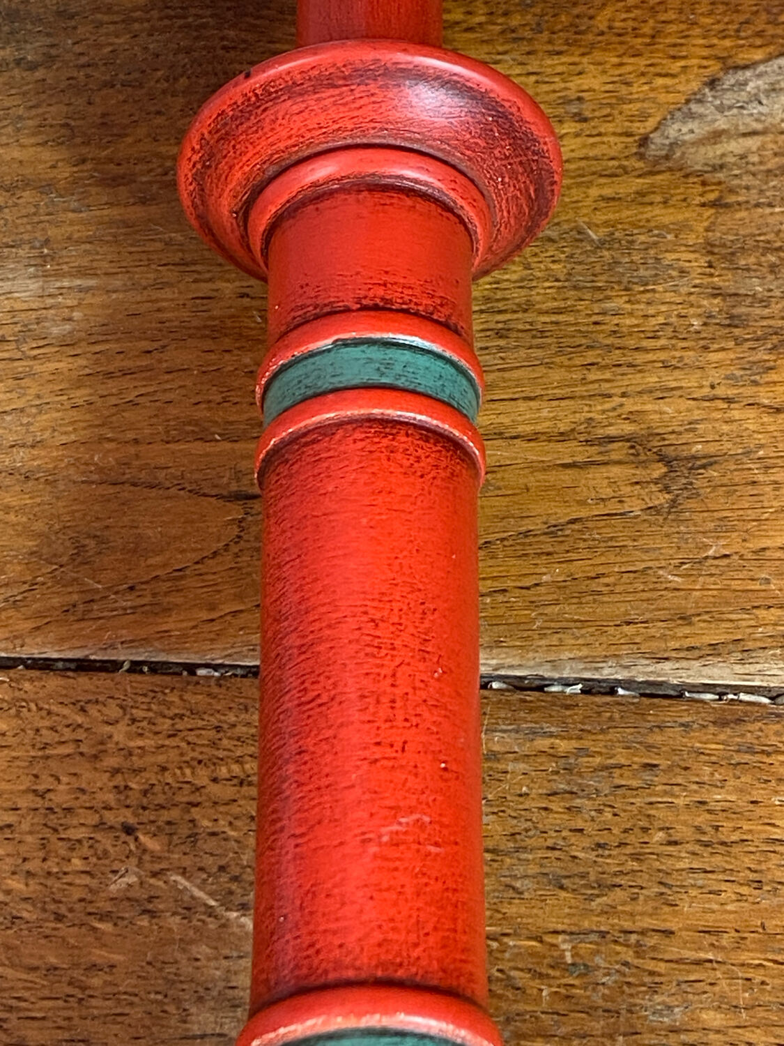 Bamboo-style wooden lamp