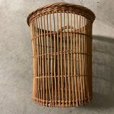 Rattan wastepaper basket