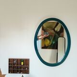 Oval mirror 70s - 78x58cm