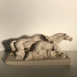 Vintage ceramic horses