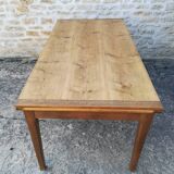 Farmhouse table with two extensions