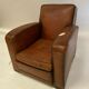 Leather club armchair 1930