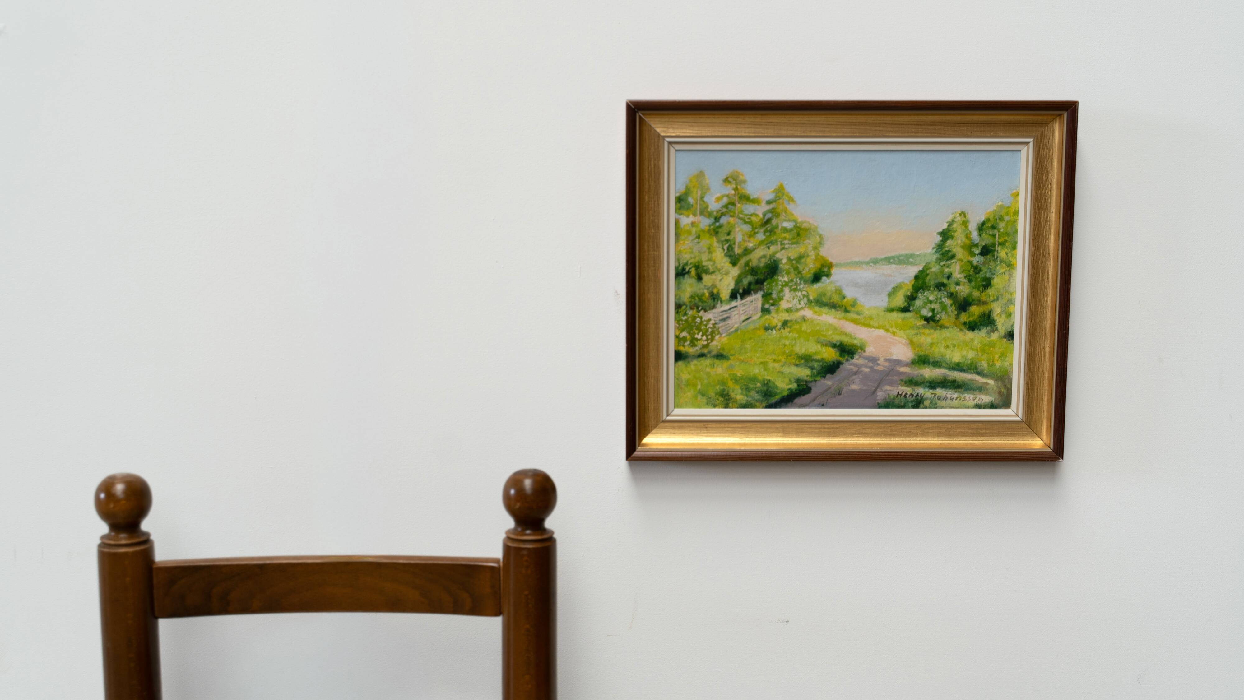 1970's Swedish painting by Henry Johansson