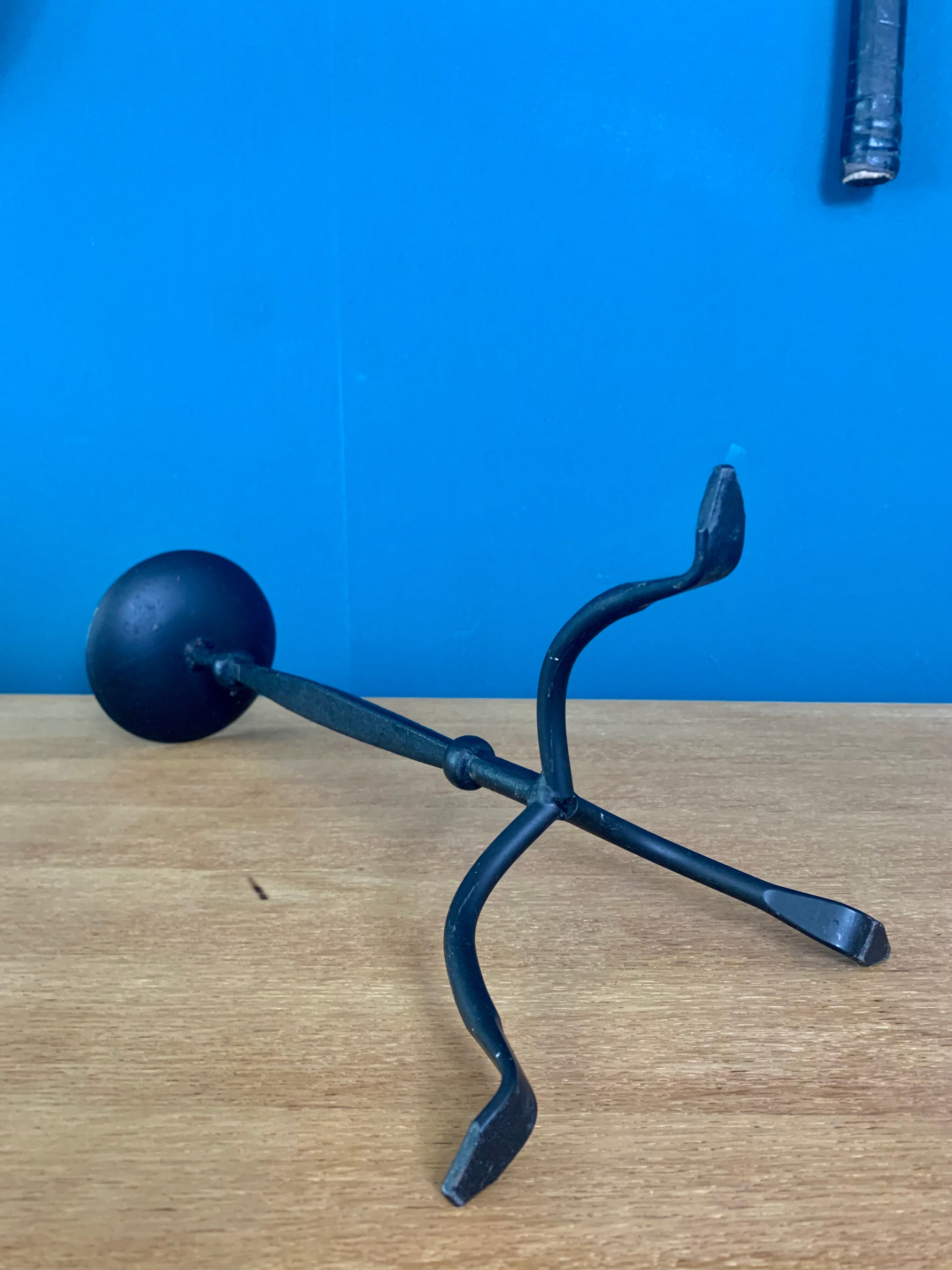 Brutalist candle holder for candle