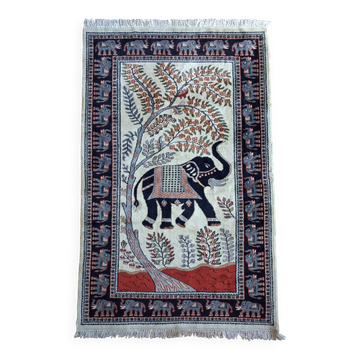Tapis Indien Rajasthan fait main 190x123cm