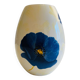 Egg-shaped vase in Lunéville earthenware from the "Blue Anemone" collection