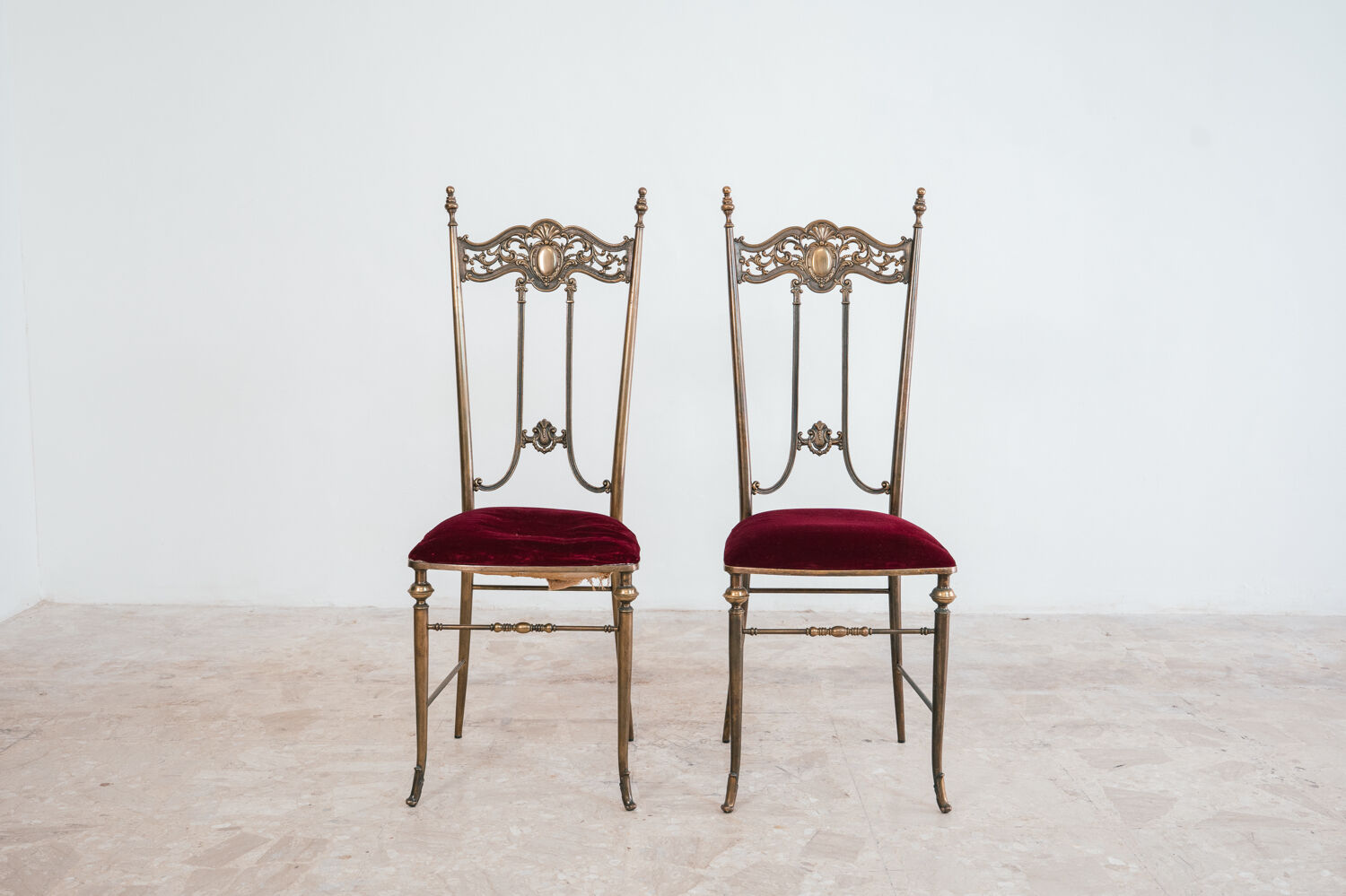 Coppia Di Sedie Pier Luigi Colli Style Mid-Century Design Anni 50