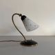 Mid-century bedside lamp in black metal and brass, 1950s, Germany