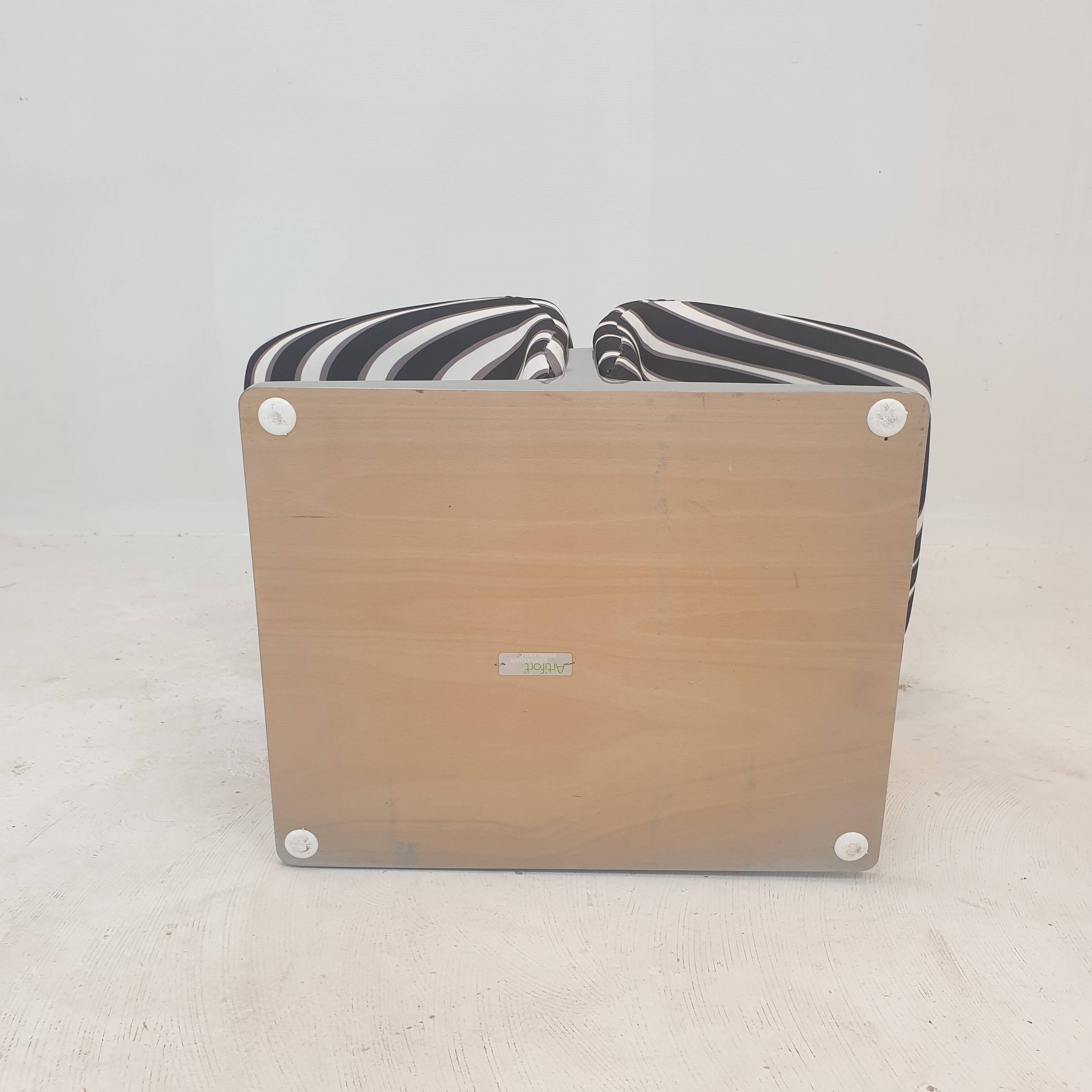 Ribbon Chair With Ottoman by Pierre Paulin for Artifort, 1990's