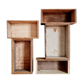 Old workshop boxes or lockers