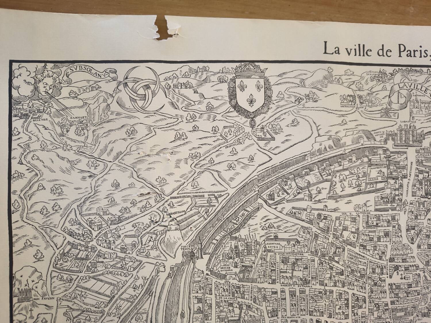 Vielle Carte de Paris