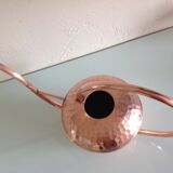 Brushed copper watering can by Lecellier Villedieu vintage 60s-70s