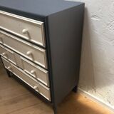 Painted wood chest of drawers