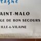 Original tourist poster "The Beaches of Brittany" Saint-Malo 62x100cm 1959