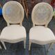 Beautiful set of six antique Louis XVI style chairs