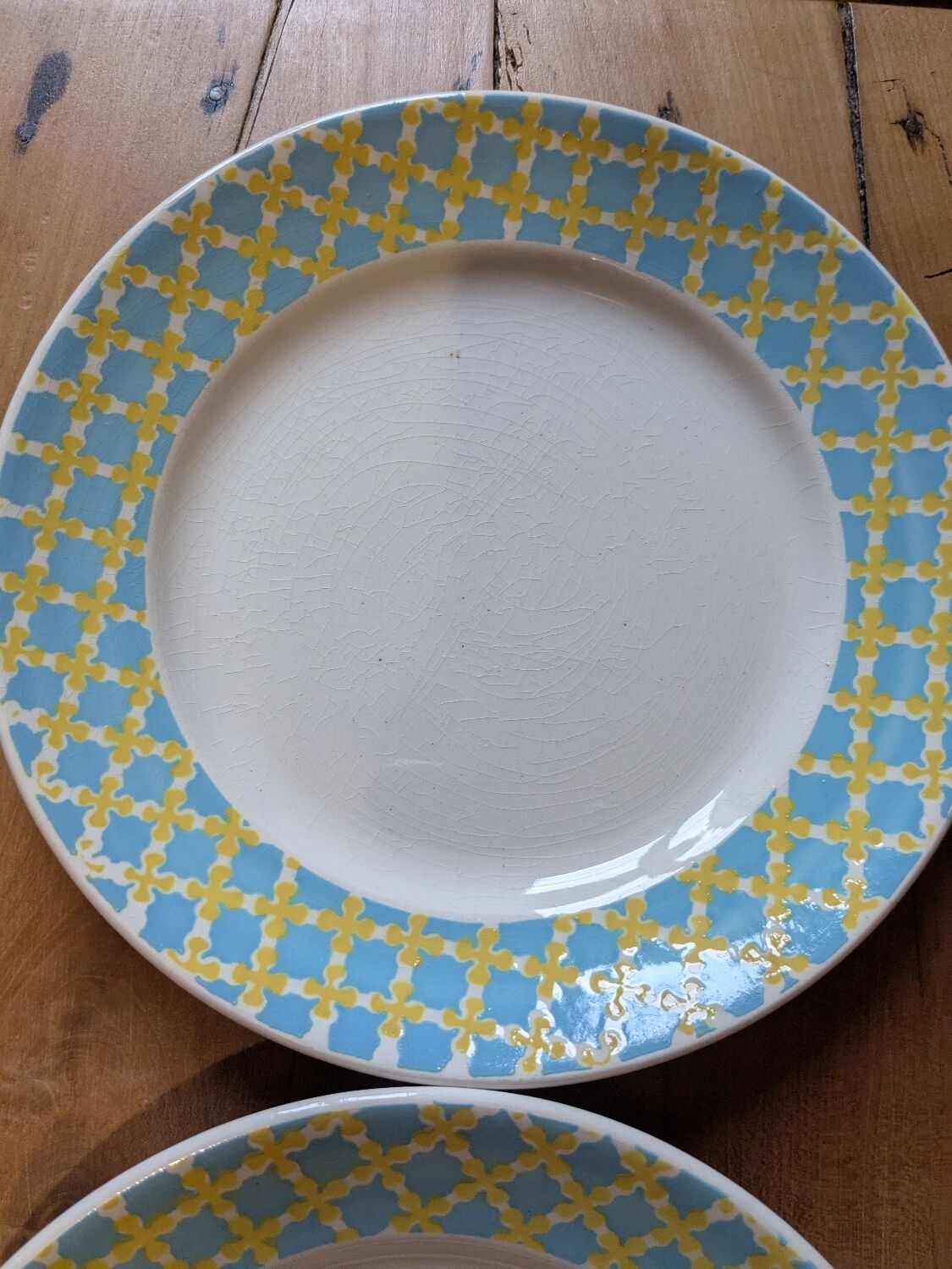 8 Digoin Sarreguemines dinner plates